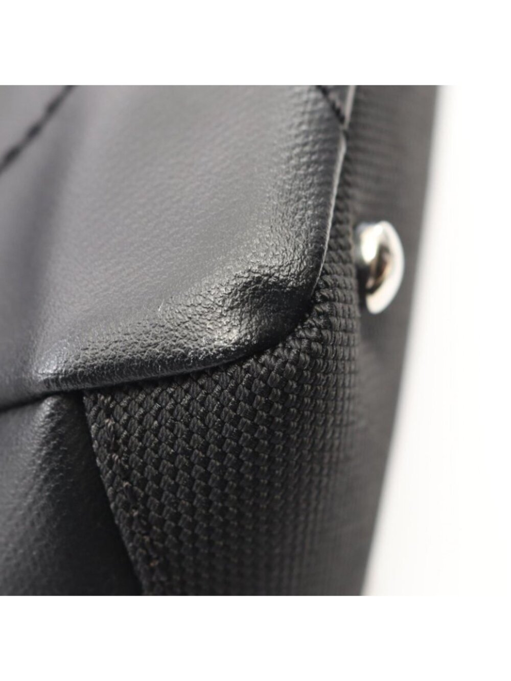 Chanel Tote Paris Biarritz PM Black Canvas Leather PM - Picture 7 of 8